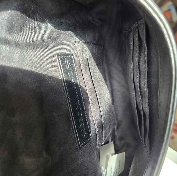 Rebecca Minkoff Black Crossbody Bag with Gold Chain - Picture 10 of 14